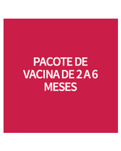 PACOTE DE VACINA DE 2 A 6 MESES