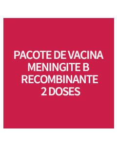 PACOTE DE VACINA MENINGITE B RECOMBINANTE - 2 DOSES