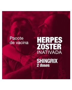 PACOTE DE VACINA DE HERPES ZOSTER INATIVADA SHINGRIX - 2 DOSES