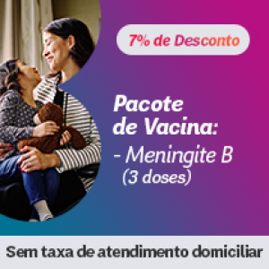 PACOTE DE VACINA MENINGITE B RECOMBINANTE - 3 DOSES
