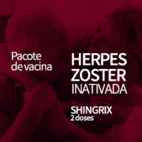 PACOTE DE VACINA DE HERPES ZOSTER INATIVADA SHINGRIX - 2 DOSES